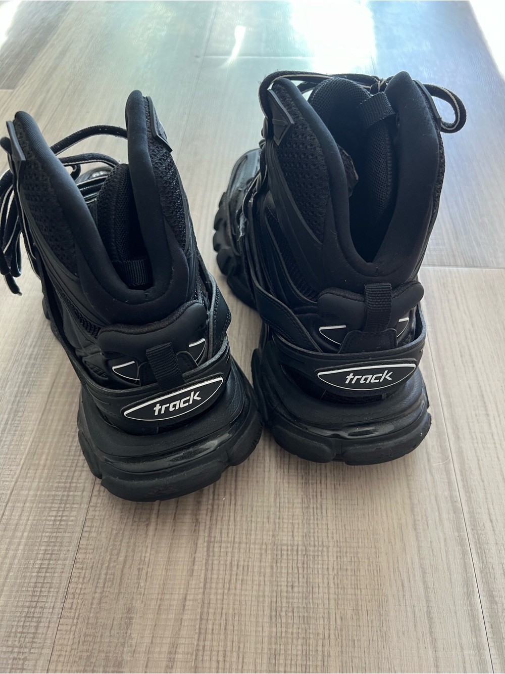 Balenciaga Track Hike Black Sneakers - Picture 5 of 7